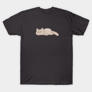 cute lazy cat sleeping T-Shirt